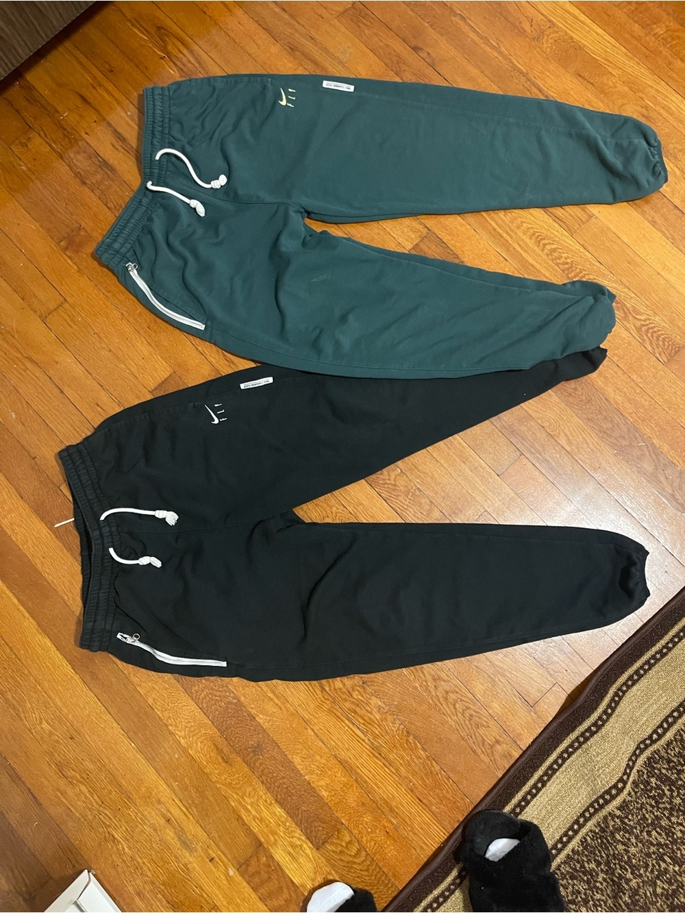 Nike Two-Pack Jogger Pants in Teal and Black